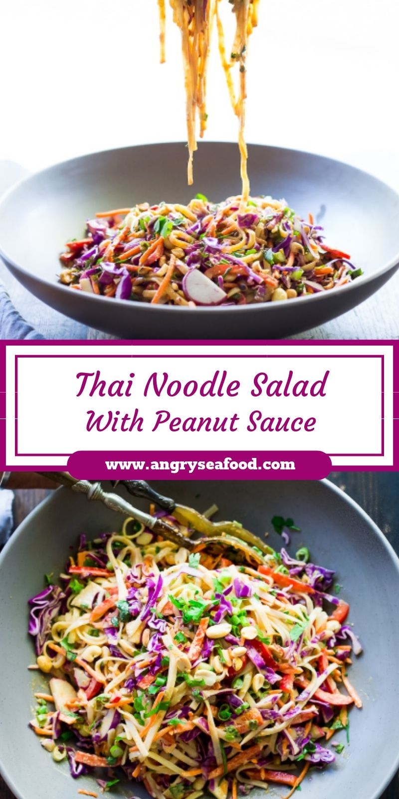 Thai Noodle Salad With Peanut Sauce Thai Noodle Salad With Peanut Sauce
