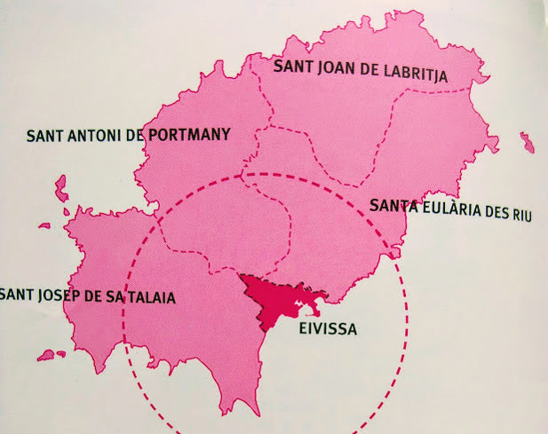 mappa Ibiza