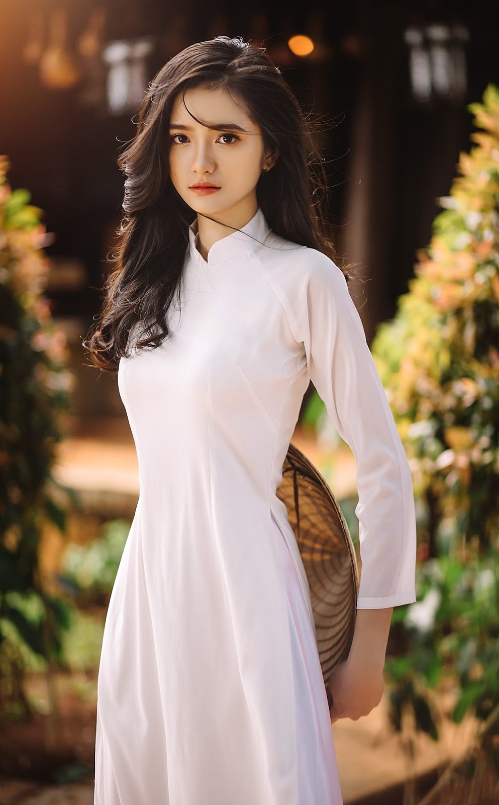 Gallery - Vietnamese beautiful girl - Student girl with Vietnam traditional dress - P3