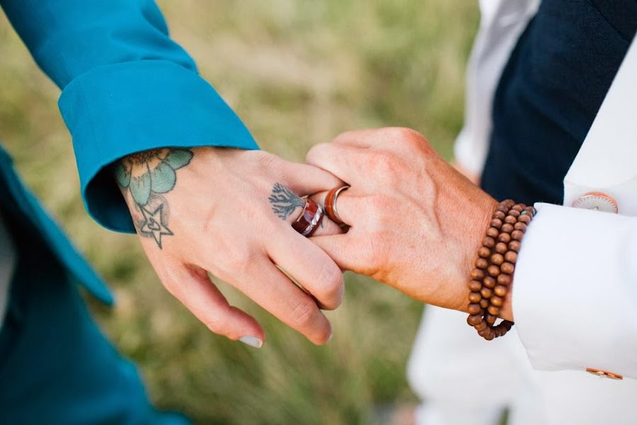 boda eco bosque inglés lesbianas alianzas madera