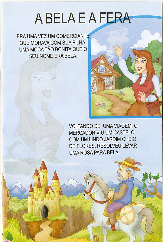 Minhas Atividades A BELA E A FERA Minhas Atividades A BELA E A FERA