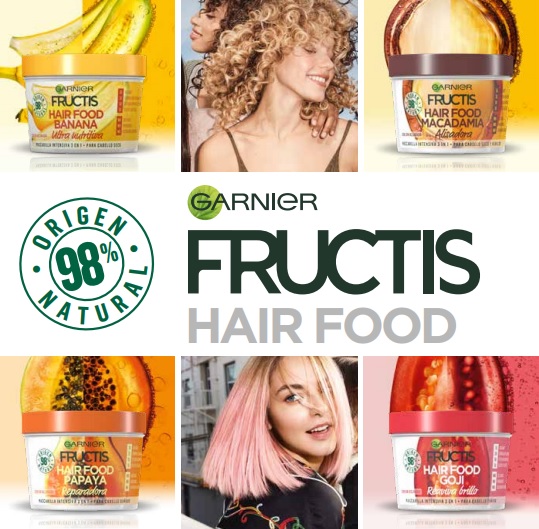 La gama revitalizante de Sandía de la línea ?Fructis Hair Food? de GARNIER