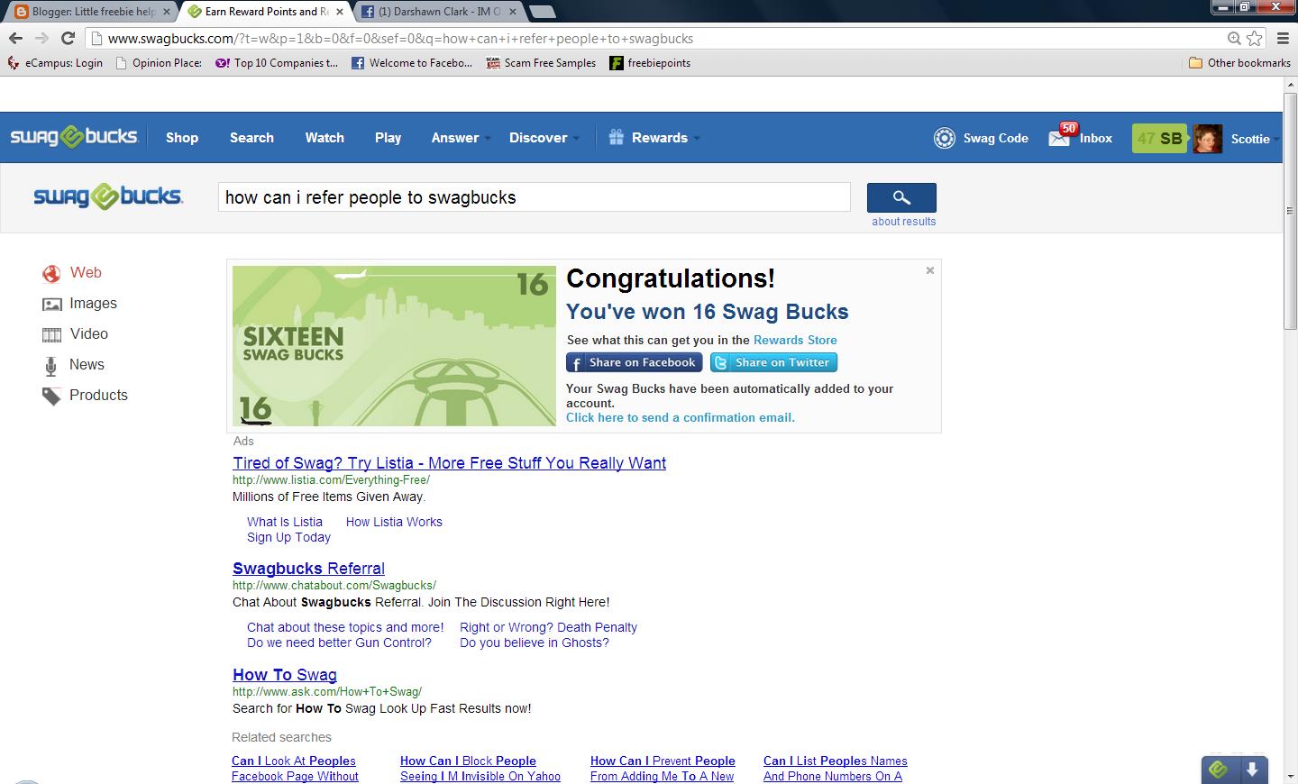 Little freebie helper Swagbucks Real or Fake?