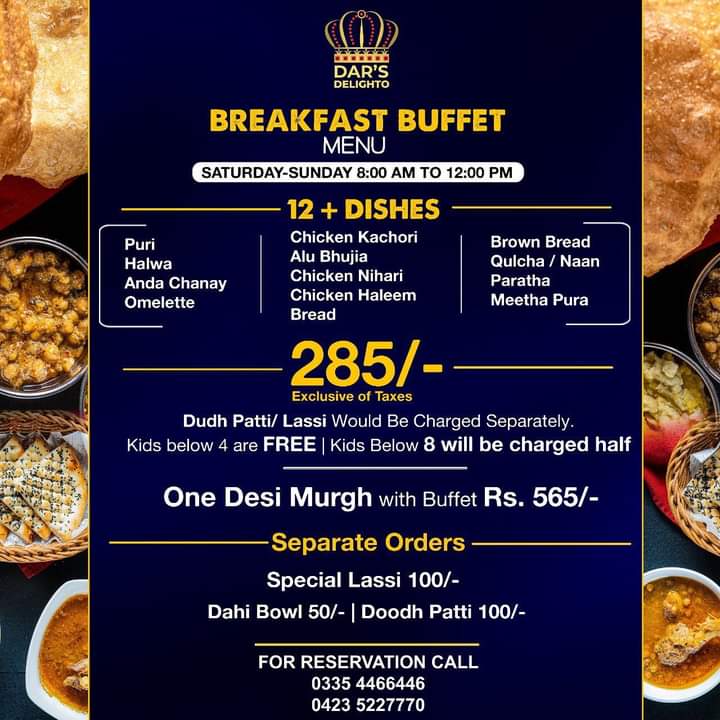 Best Buffet in Lahore Cheapest Buffet in Lahore
