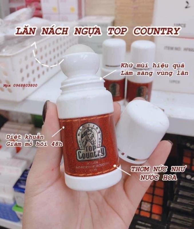 Lăn khử mùi hương nước hoa Top Country Thái Lan 60ml