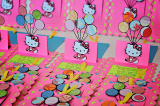 hello_kitty handmade banner convites invitaciones