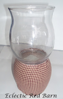 two piece vase, hurricane cadle holder
