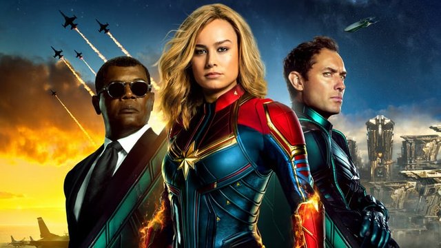 captain marvel - top movies in 2019