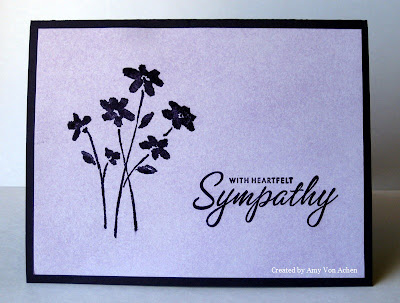 Insomniac Stamper: Simple Sympathy Cards