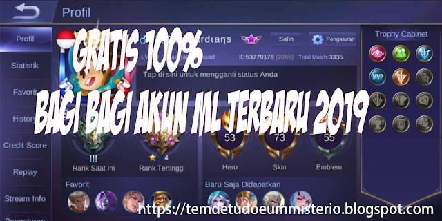 Bagi Bagi Akun Mobile Legends