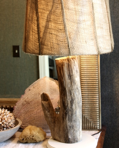 driftwood table lamp