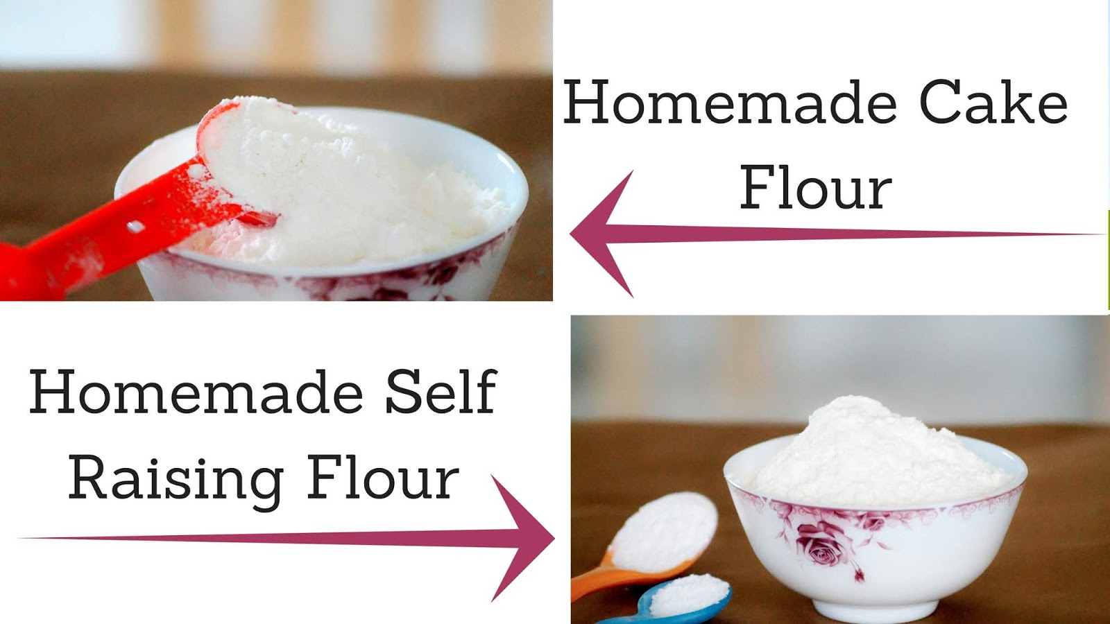 Bake with Neetu Homemade Cake Flour and Self Raising Flour