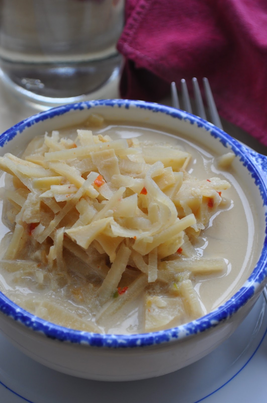 NJ Asiatique Cuisine Bamboo Shoots in Coconut Milk