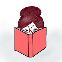 Doodle of woman reading a book