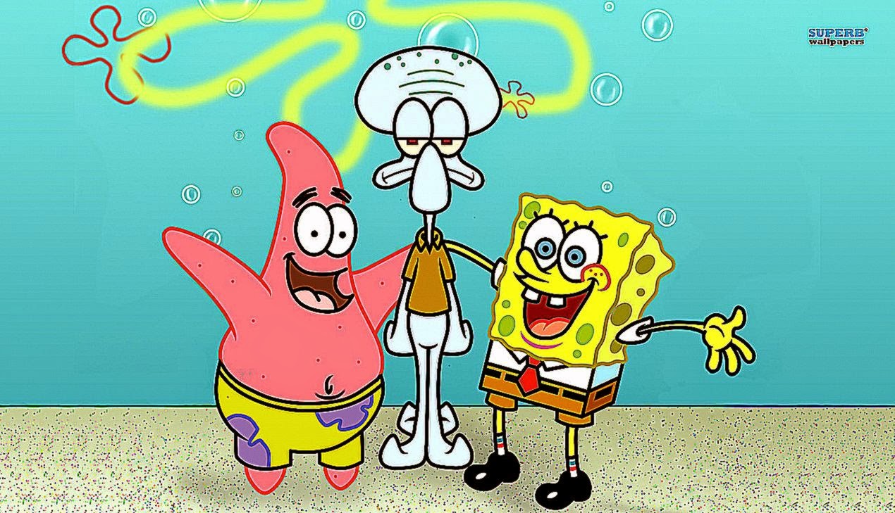 SpongeBob Patrick and Squidward wallpaper   Cartoon wallpapers