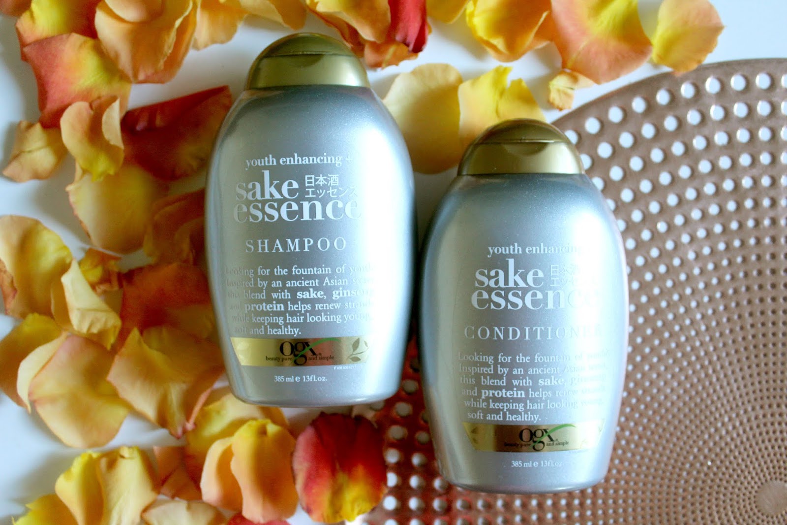 Review Ogx Sake Essence Shampoo And Conditioner