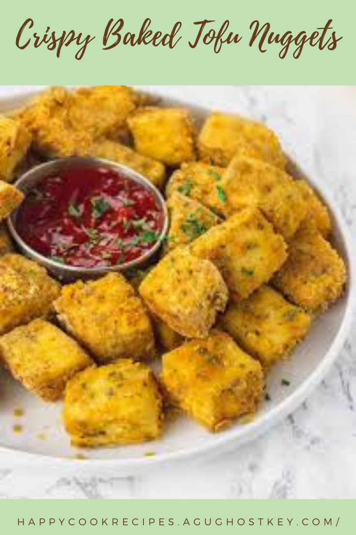 Crispy Baked Tofu Nuggets happy cook