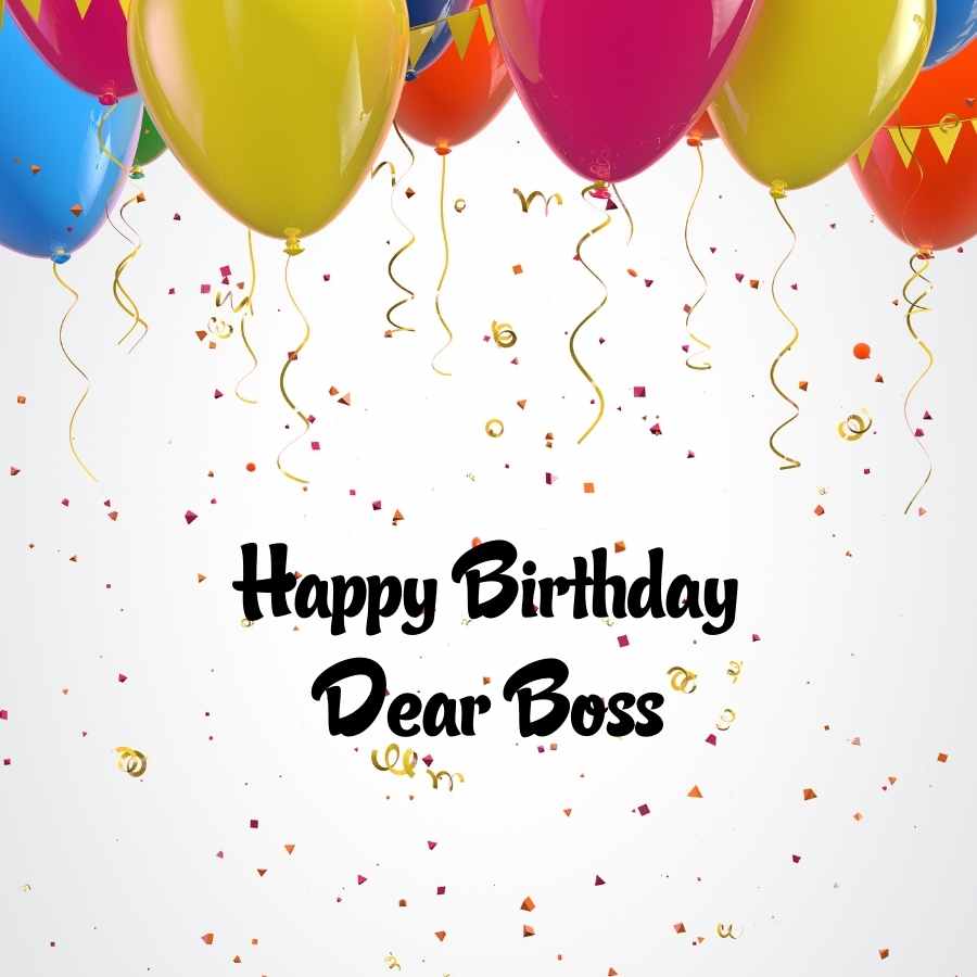 birthday wishes to your boss