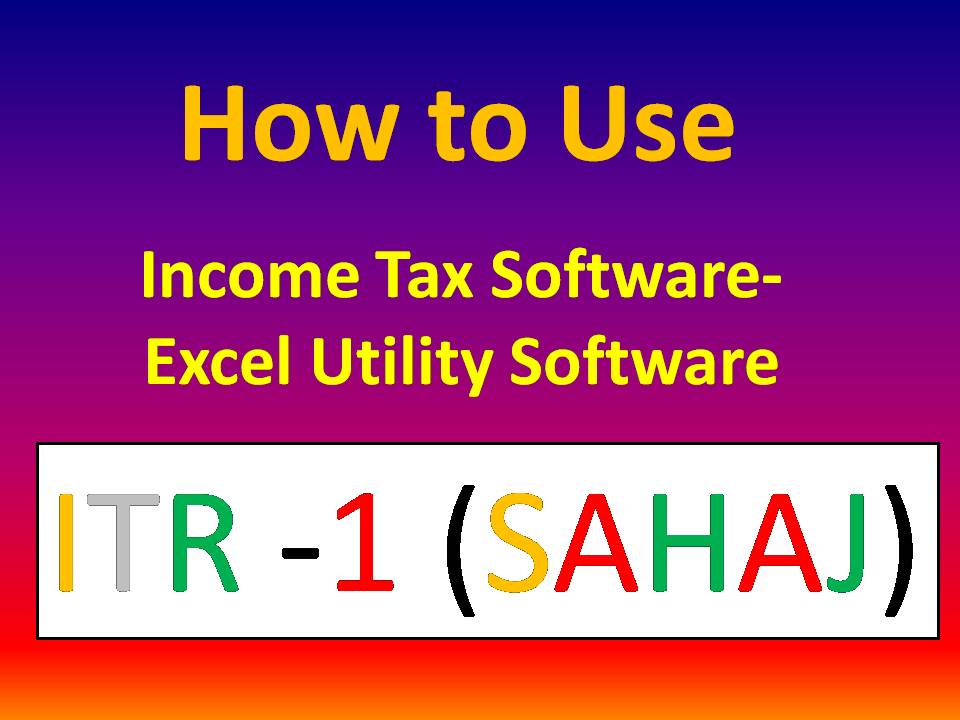 itr filing software free download