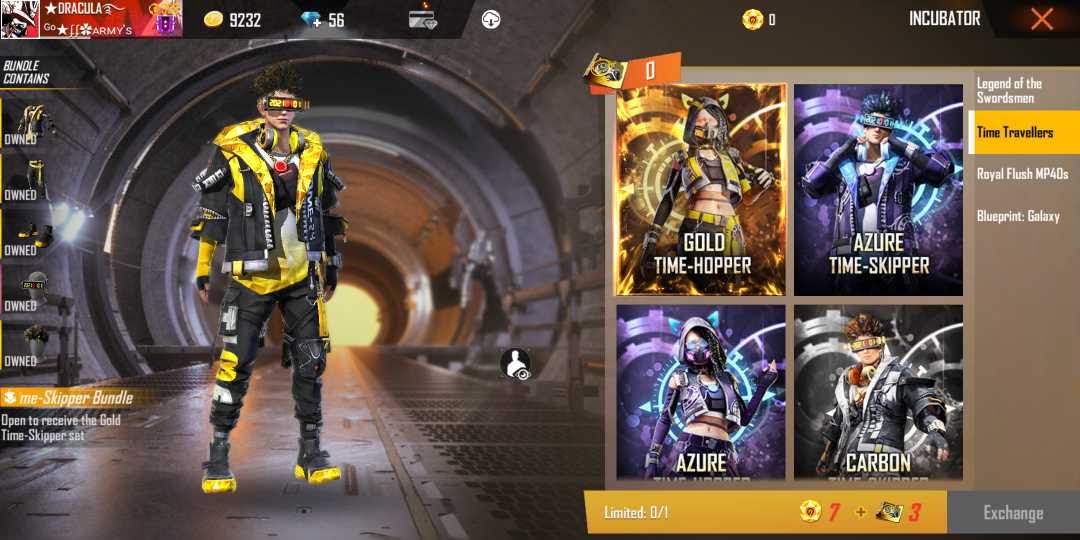 How To Get Free Fire New Incubator Time Travellers Bundle Biharirockers Free Fire Redeem Code Today