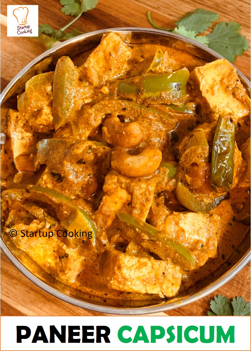 Paneer Capsicum Recipe Paneer Capsicum Sabzi Startup Cooking