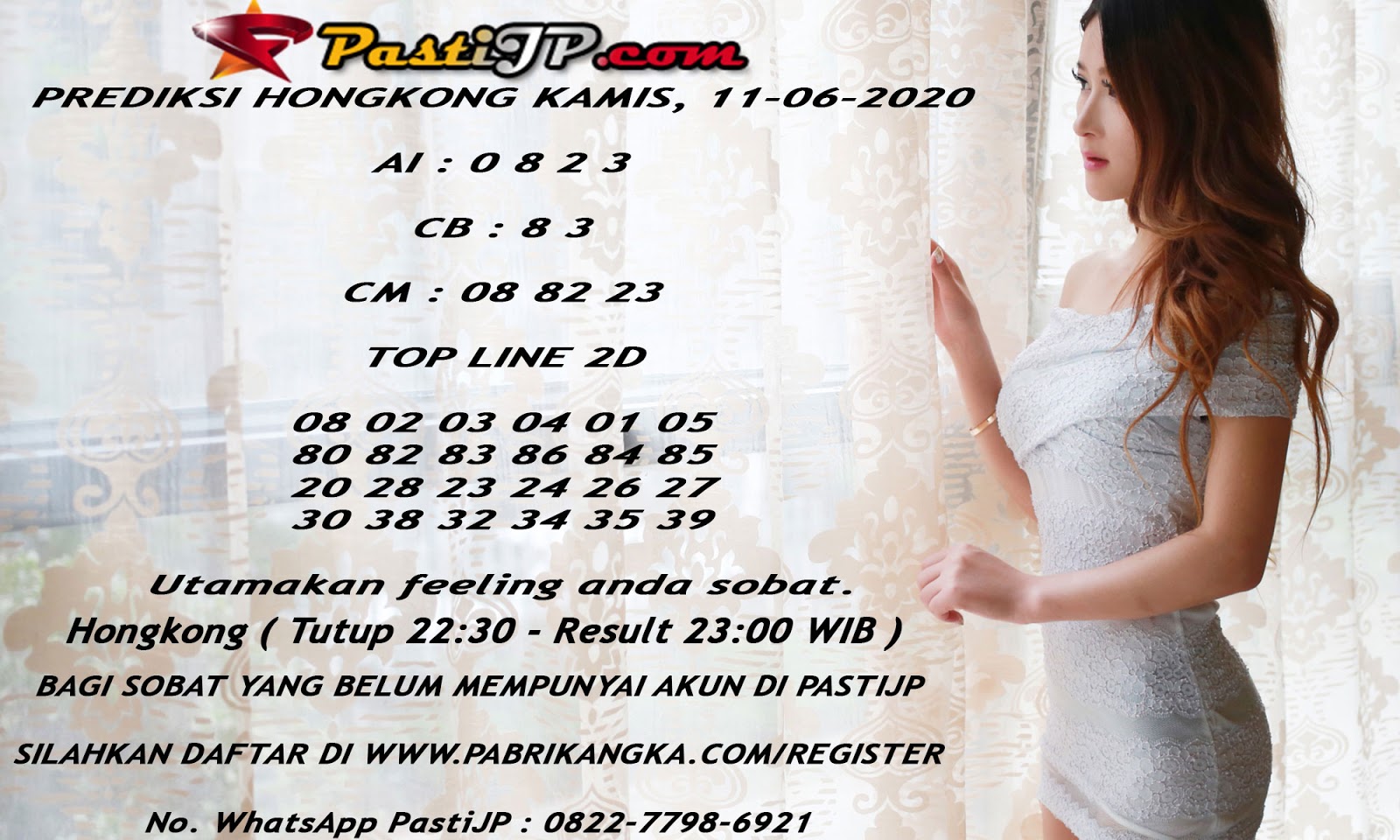 PREDIKSI HONGKONG KAMIS, 11062020 PastiJP
