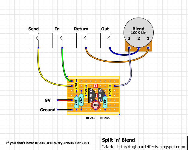 StompBoXed The Guitar Pedal Builders Repository Split 'n Bend