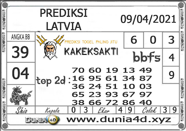 Prediksi Togel LATVIA DUNIA4D 09 APRIL 2021 Prediksi Togel LATVIA DUNIA4D 09 APRIL 2021