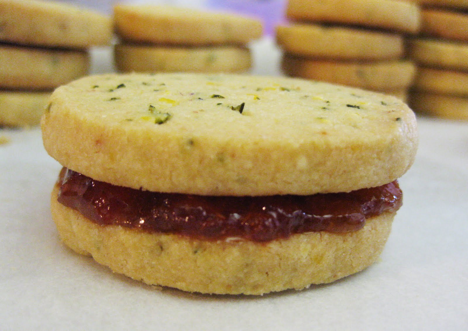 Bloatal Recall Rosemary Cookies with Tomato Jam