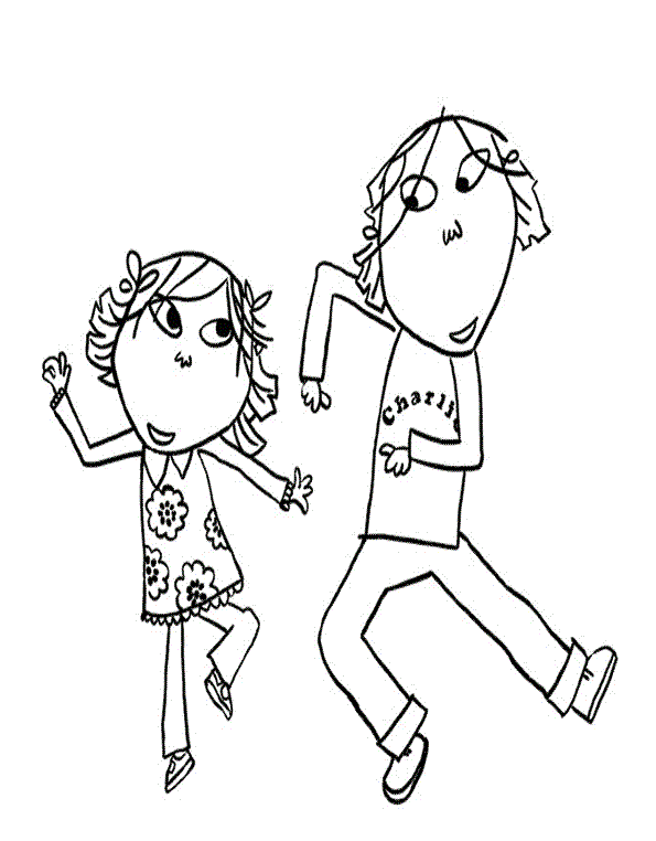 Desenhos de Charlie e Lola para pintar, colorir, imprimir! Moldes e riscos de Charlie e Lola