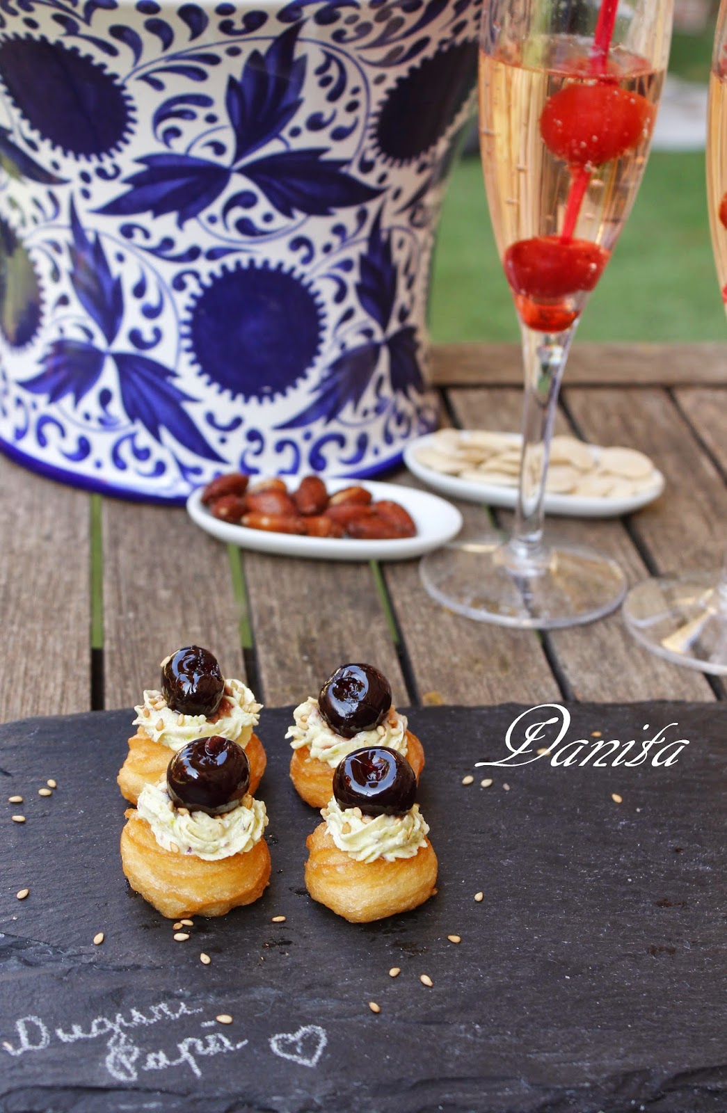 un aperitivo per papà: zeppole finger food