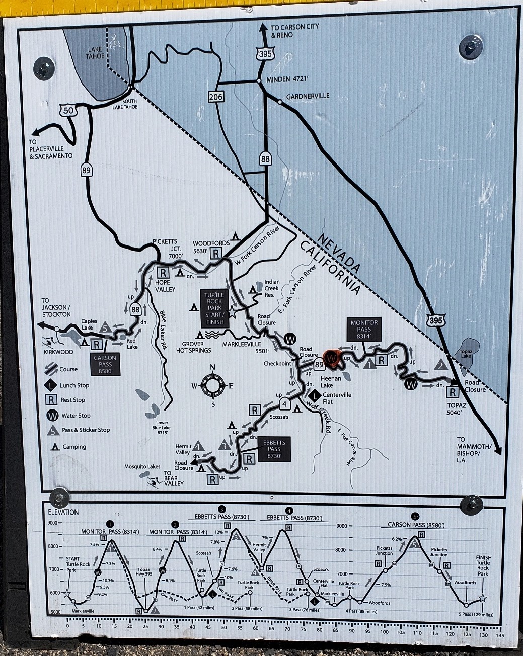 albertnet: Ride Report - 2019 Markleeville Death Ride with Teenager