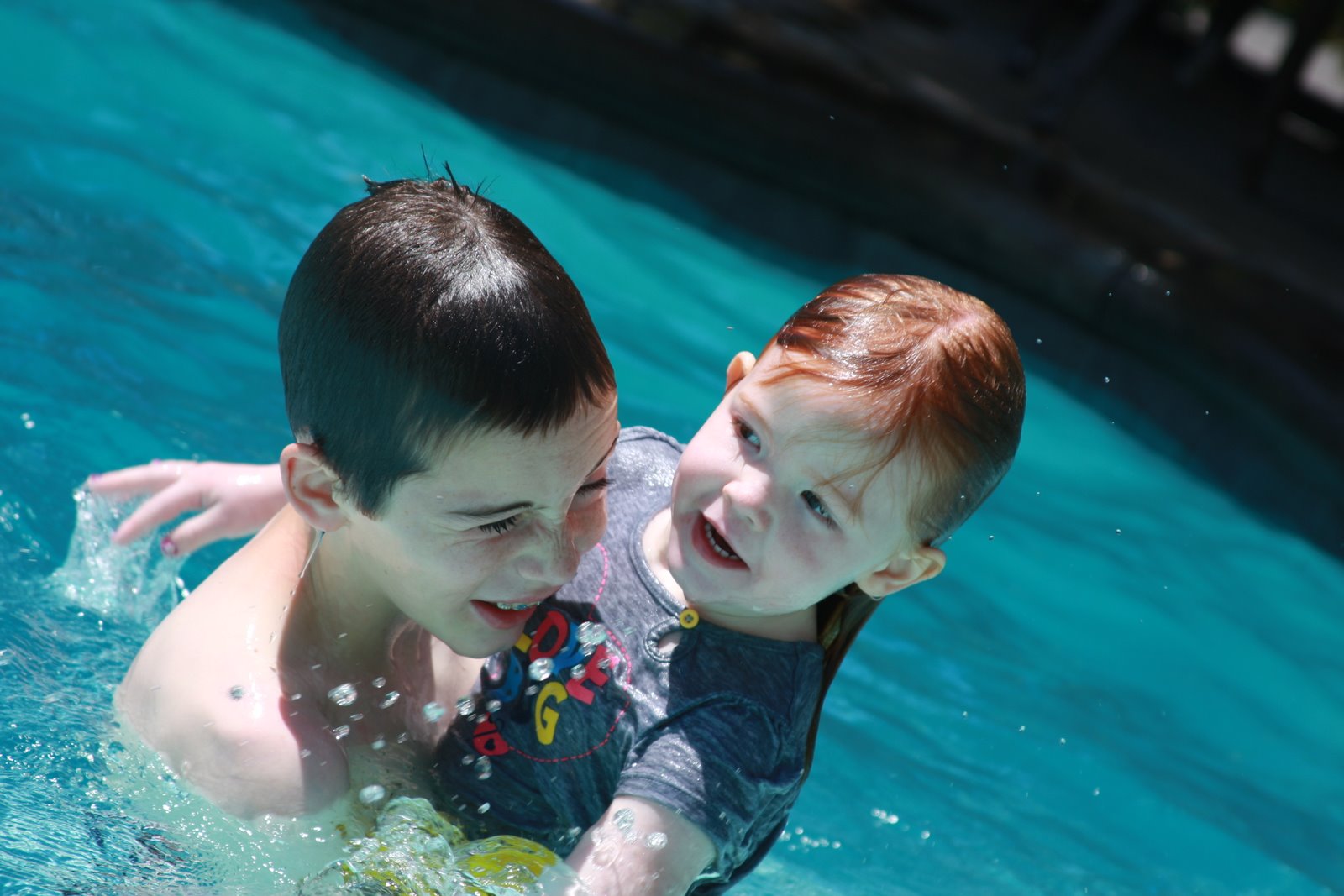 All My Favorite Things swimming in our clothes