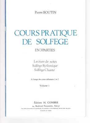 تحميل كتاب دورة تدريبية في Solfège - المجلد 1 - تأليف بيير بوتين