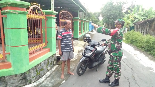 Cegah Virus Corona, Babinsa Optimalkan Komsos Cegah Virus Corona, Babinsa Optimalkan Komsos