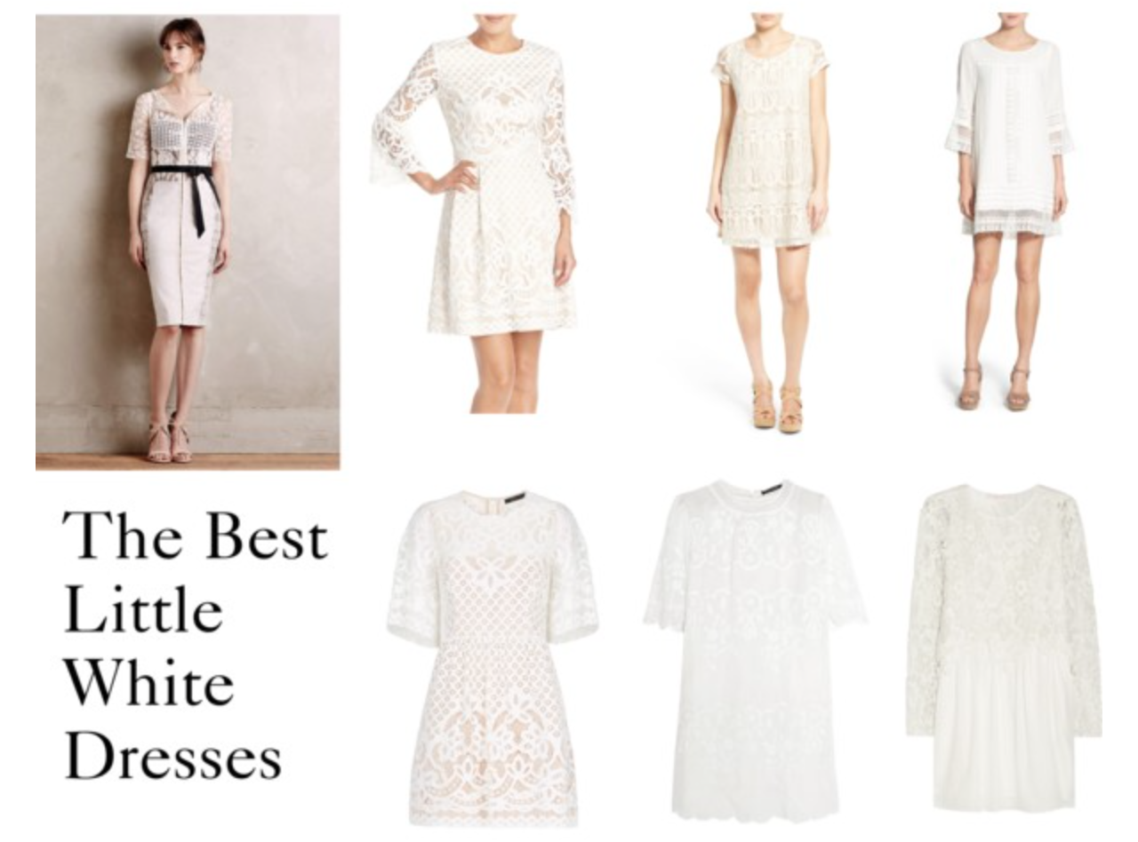 best little white dresses