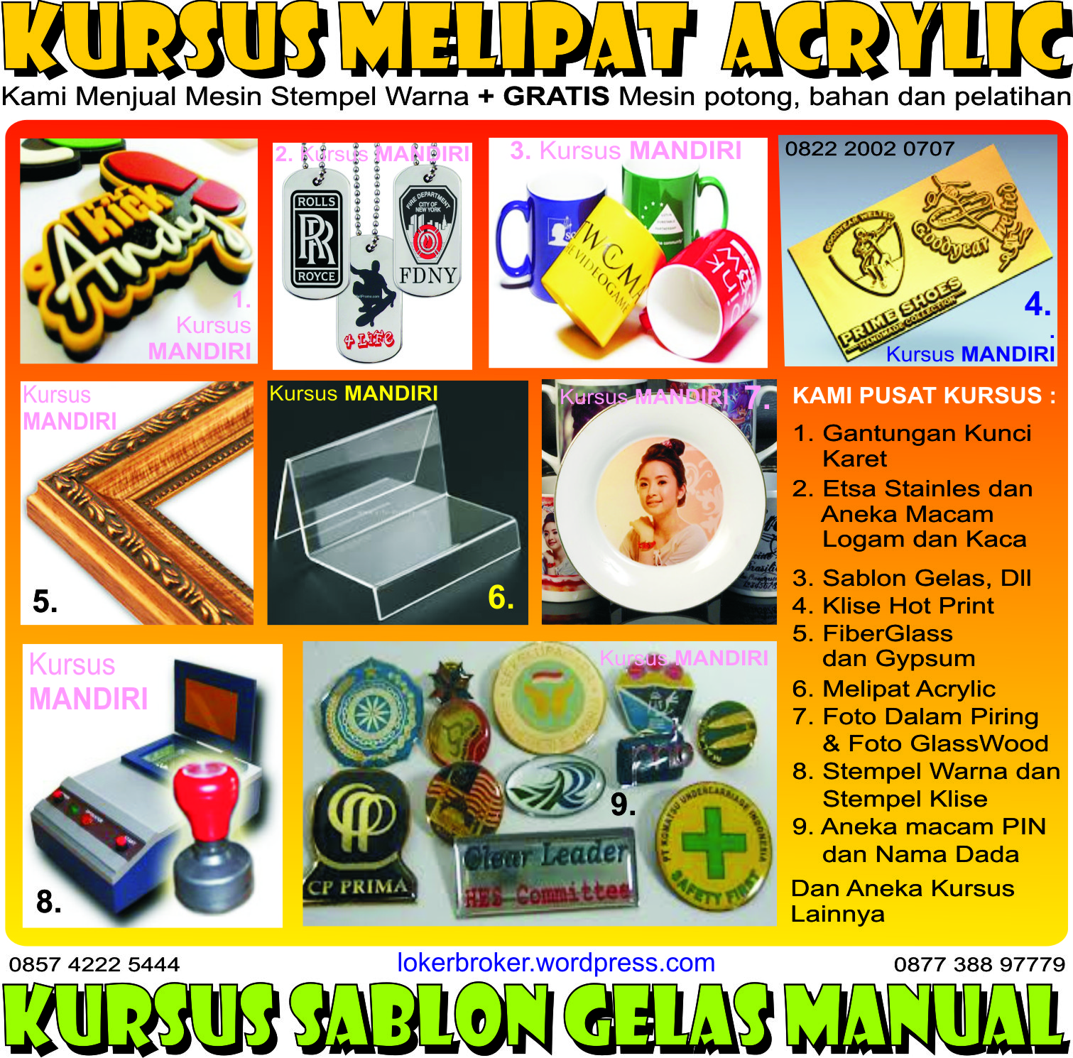 Handhpone, Pulsa,tiket, Tour, Bandara, Salon, Gantungan kunci karet