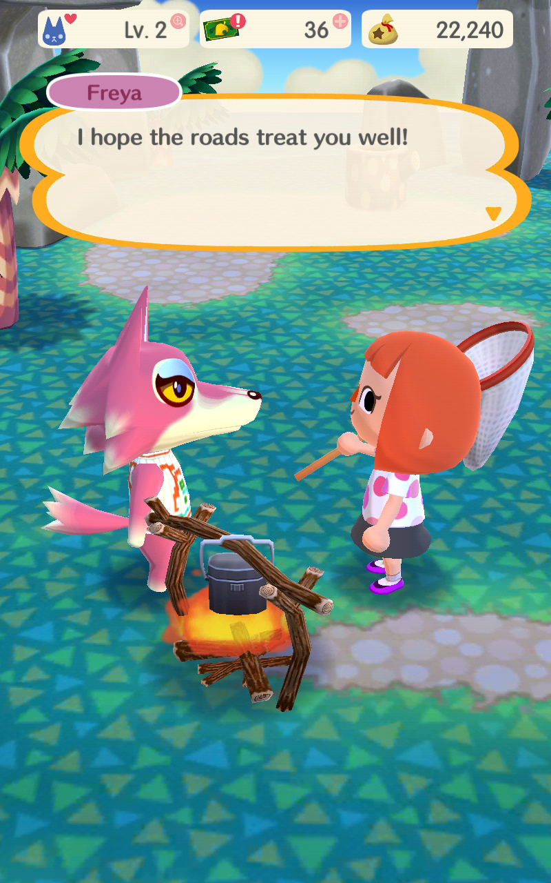 Inventory Full The Fox And The Rabbit Animal Crossing Pocket Camp