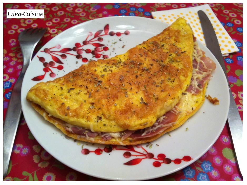 Julea Cuisine Ma petite cuisine au quotidien Omelette Jambon cuit
