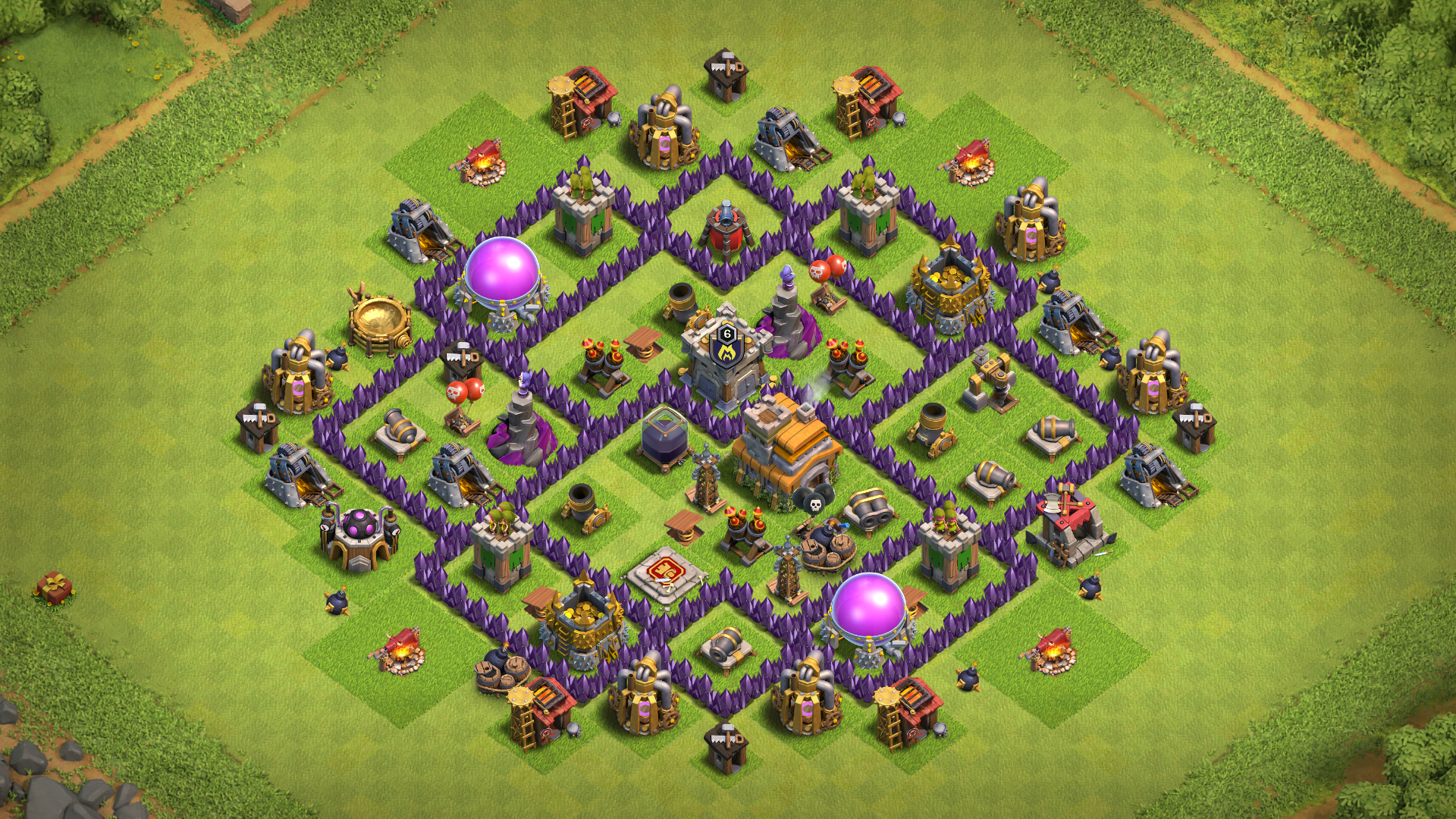 New TH7 Base layout with Base Copy Link.