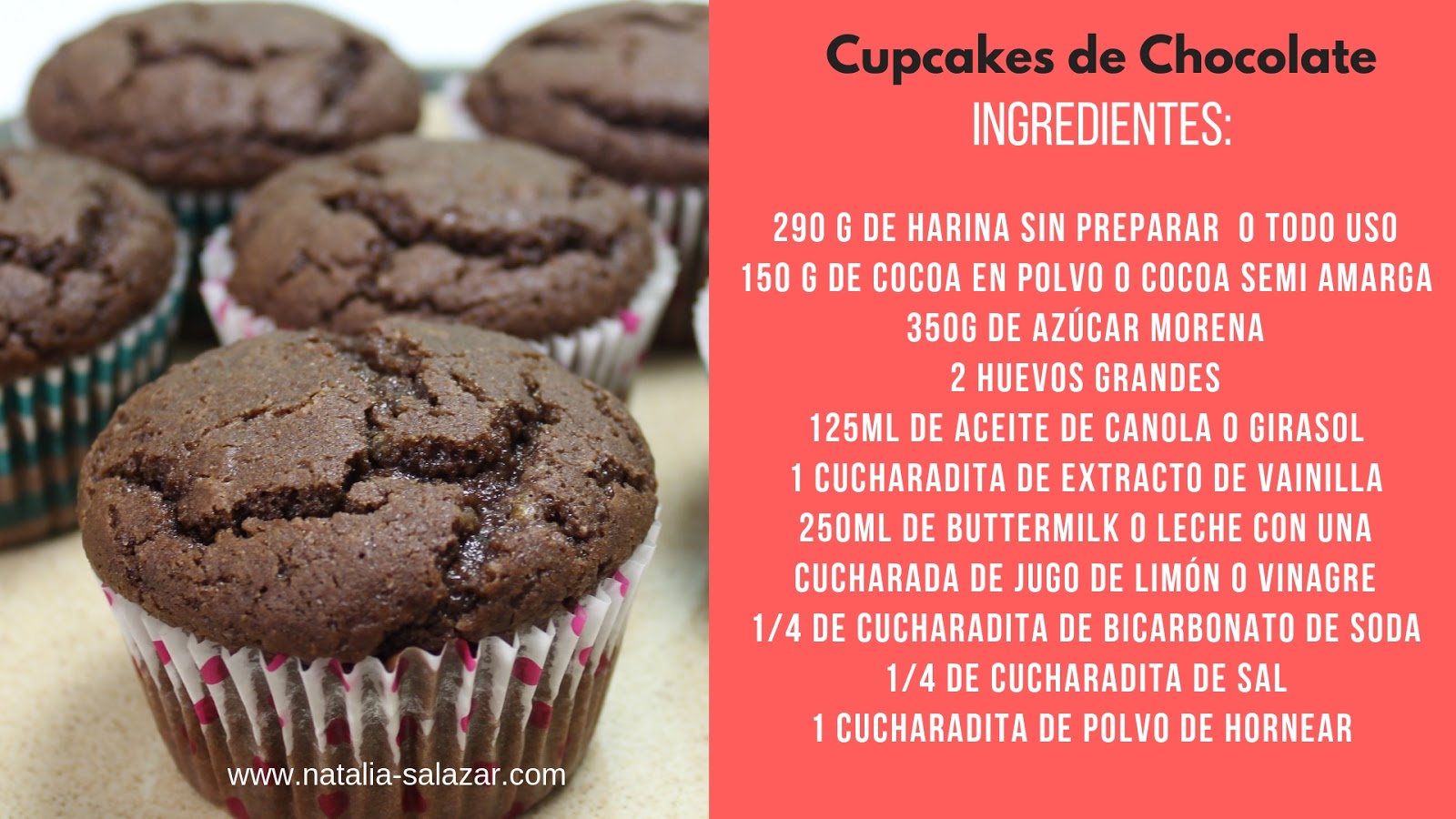 4 Recetas básicas para hacer Cupcakes esponjosos| Natalia Salazar