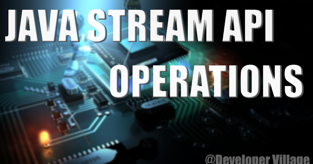Lambda Expression And Stream API Operations In Java