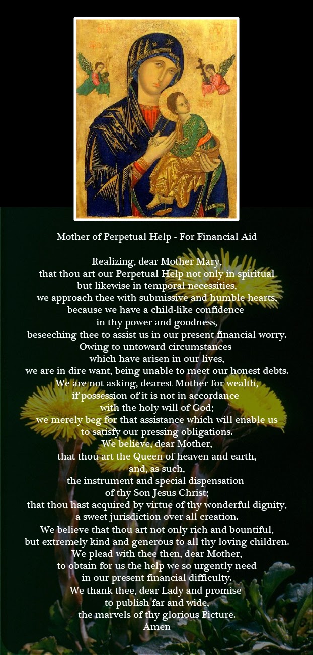 Mother of Perpetual Help - For Financial Aid