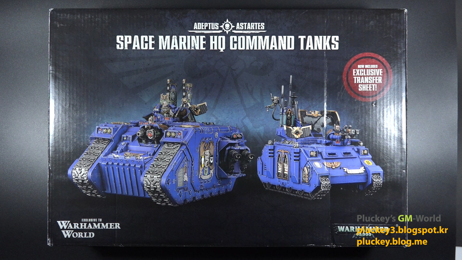 pluckey's GMWorld Warhammer 40000 워해머 Space Marine HQ Command Tanks