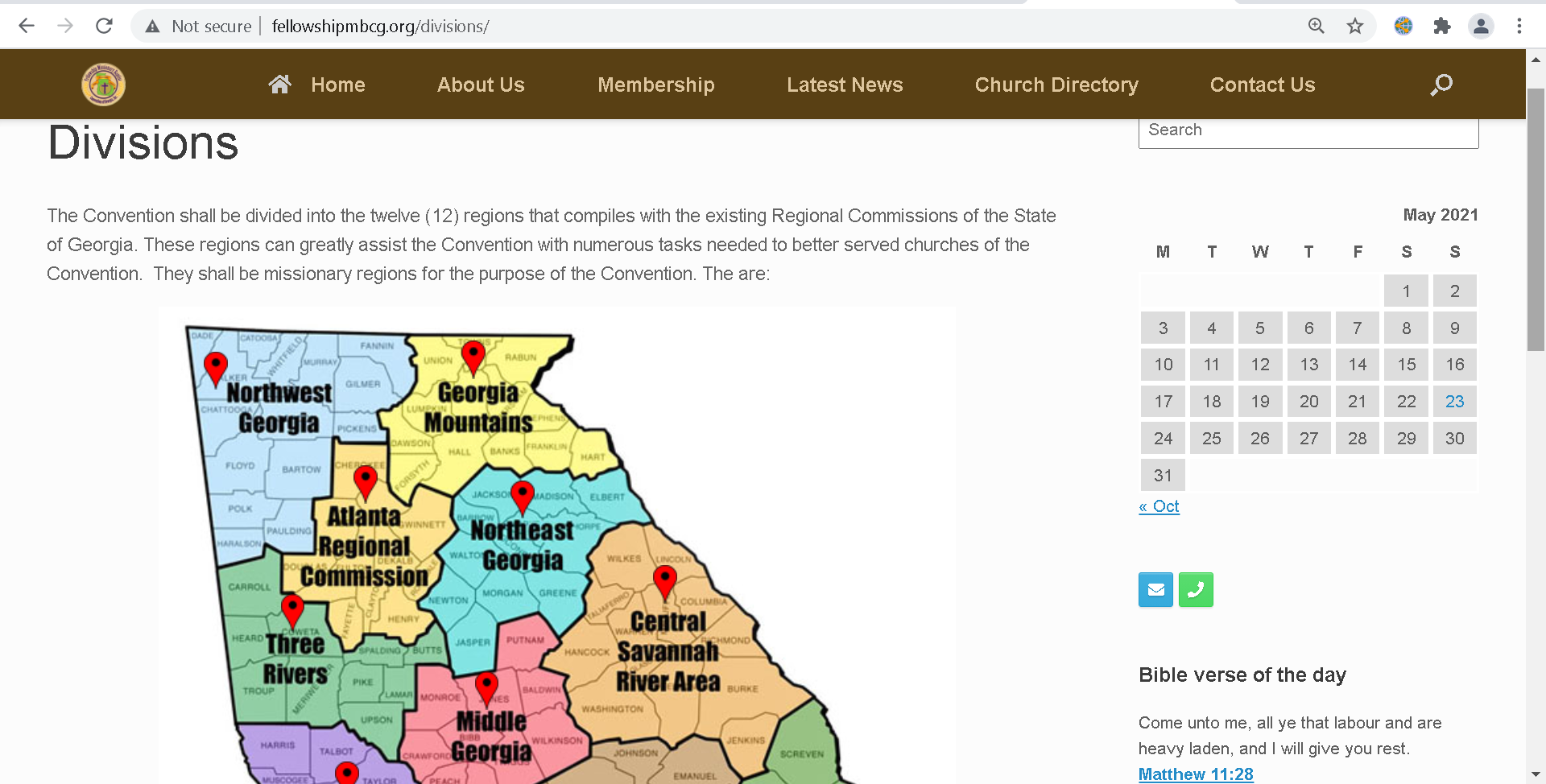 Southeast Region National Baptist Convention 2021