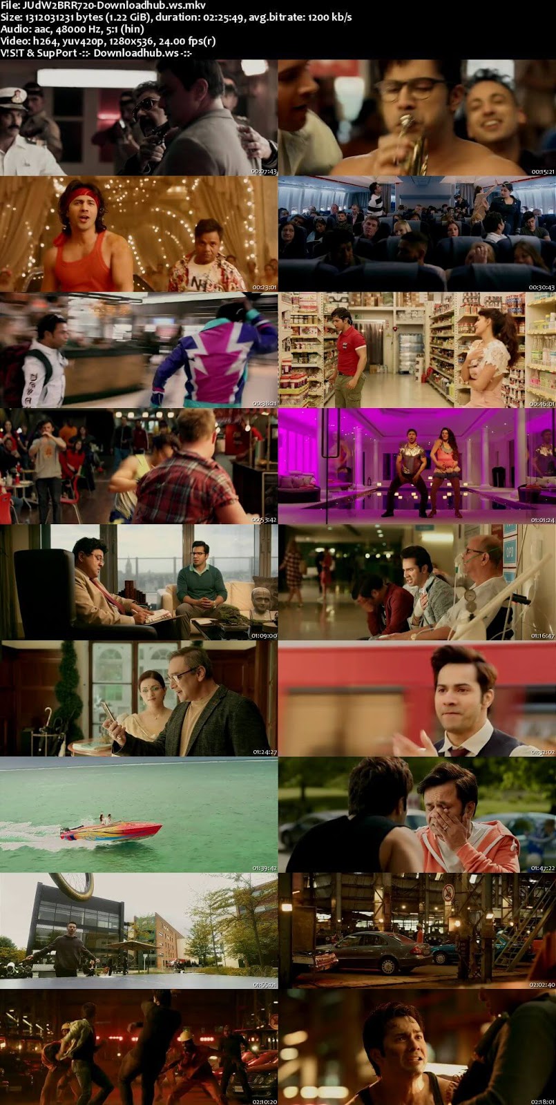 Judwaa 2 2017 Hindi 720p BluRay ESubs