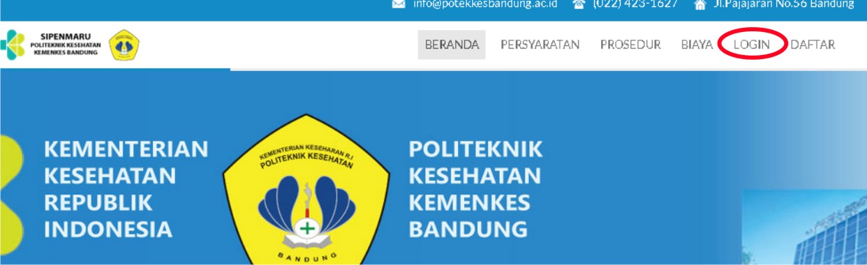 Apabila sudah login maka akan muncul laman seperti pada