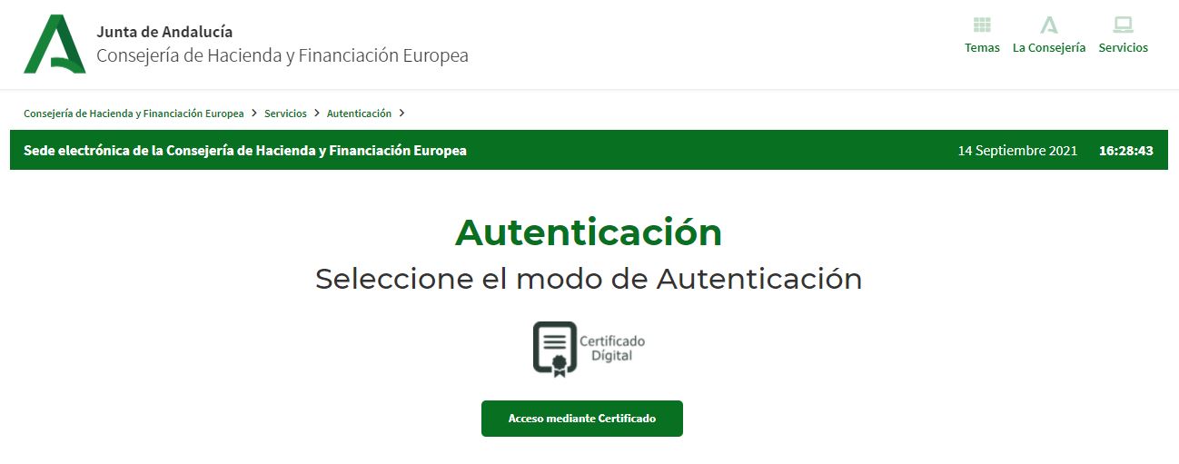 ANEXO 1 ALTA DE CUENTA EN LA TESORERÍA DE LA JUNTA DE ANDALUCÍA CON CERTIFICADO DIGITAL