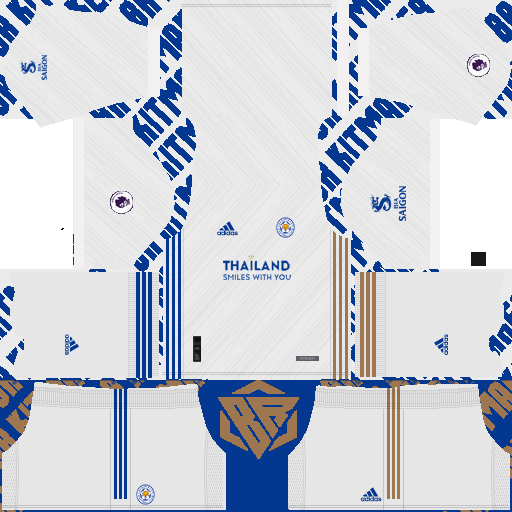 Uniforme de Leicester City Football Club Temporada 2021 para DLS & FTS