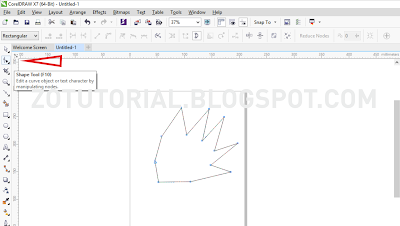 Membuat Bentuk Objek Dengan Mudah Menggunakan CorelDraw X7